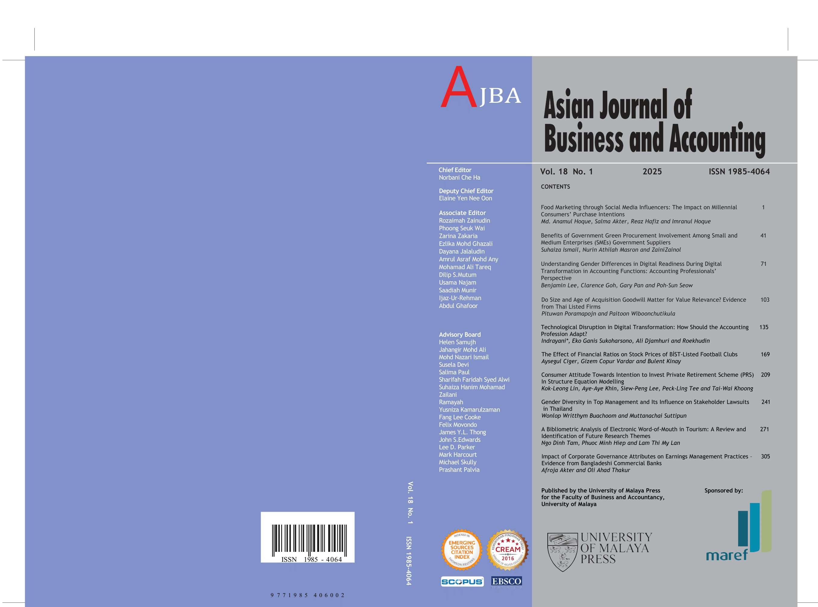 					View Volume 18, No 1 (2025)
				